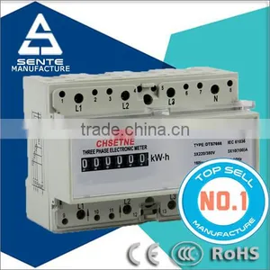 DDS 76666 Single Phase Electric DIN Rail Energy Meter Voltmeter Kilowatt Hour Meter thumbnail-6