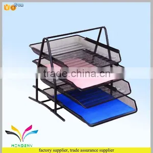 High Quality Hot Selling School and Office Stationery for Book Magazine Desk Blue Decorative Metal Document Display Holder thumbnail-1
