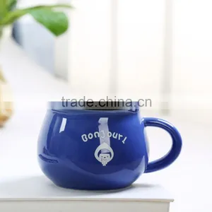 ZAKKA Cute Ceramic Milk Breakfast Ceramic Mug thumbnail-2