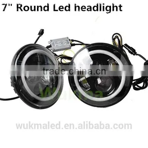 7inch Motorcycle LED Headlight Install For Harley Davidson Hi/Lo Beam Lamp Light thumbnail-2