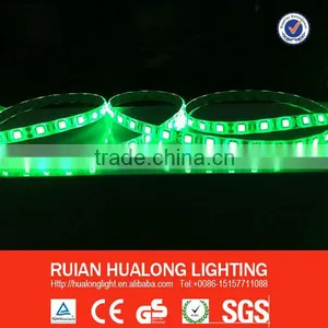 12V Green SMD 5050 60pcs/m LED Flex Strip Led thumbnail-1