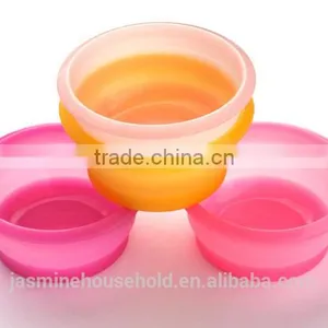 Popular High Quality BPA Free Mini Silicone Suction Bowls for Kids and Babies thumbnail-4