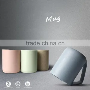 Eco-friendly Wheat Straw Plastic Mug Cup Coffee Mug From China Quality Choice thumbnail-6