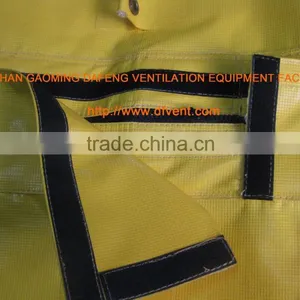 Tunnel and Mining Blower Ventilation Air Duct With Zipper and Velcro Coupling thumbnail-4