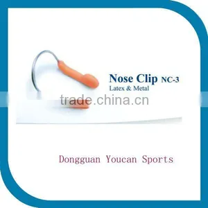High Quality Stable Durable Latex & Metal Swimming Nose Clip thumbnail-1