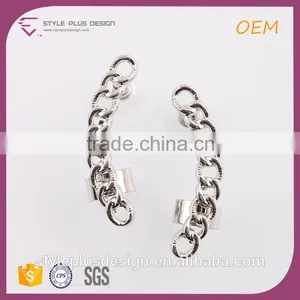 E73189K04 Latest Artificial Cheap Model Fashion Earrings Made In China Rounding Unisex Gender Spiral Earring thumbnail-2