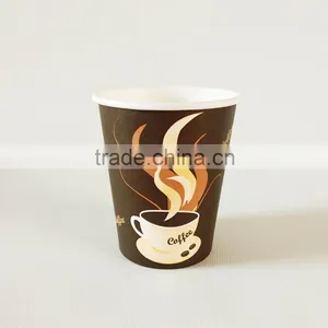 8oz 250cc Single Wall Printed Paper Coffee Cups thumbnail-1