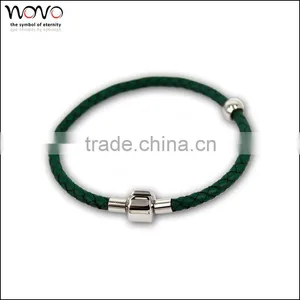 Fashion Jewerly Cheap Stain Less Steel 2014 Newest Handmade Fashion Leather Bracelet thumbnail-3