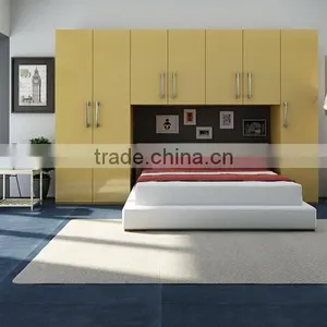 Easy Cleaning Double Wooden Bed thumbnail-1