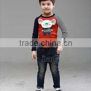 China Wholesale Kids Sport Clothing Frock Designs Custom T Shirt Of Child Clothes thumbnail-3