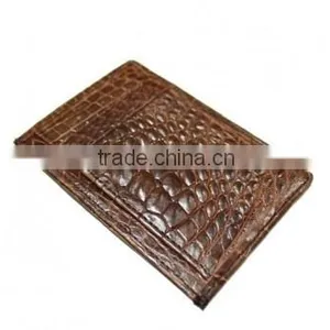 Crocodile Leather Card Clip Wallet SCRCW-008 thumbnail-1