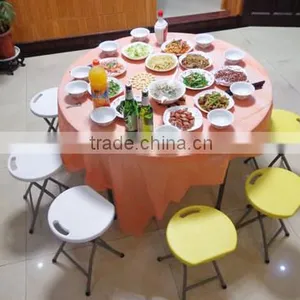 Hongma Plastic Round Folding Table thumbnail-3