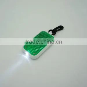 Wholesale Plastic Reflective Keychain Flash Light thumbnail-2