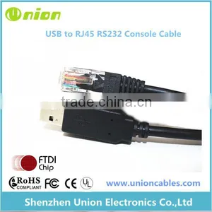 USB to Serial RJ45 Console / Rollover Cable thumbnail-3