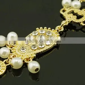 Women Fashion Vintage Gothic Luxury Rhinestone Head Chain Jewelry Headband Head Piece Hair Band thumbnail-6