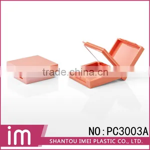 Retangular Orange Pressed Cosmetic Empty Compact Loose Powder Case thumbnail-1