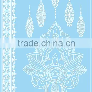 Adhesive Body Jewelry White Tattoo Sticker thumbnail-1