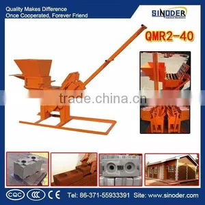 Sinoder Brand QMR2-40 Manual Interlocking Brick Machine,Manual Interlock Brick Making Machine,Manual Paving Block Making Machine thumbnail-2