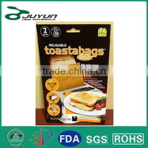 Black or Beige Toaster Bag Non-stick Toaster Bag Teflon Heat-resistant Cooking Bag thumbnail-4