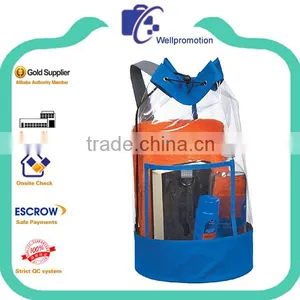 Waterproof Clear Pvc Stadium Barrel Sling Bag Quality Choice thumbnail-2