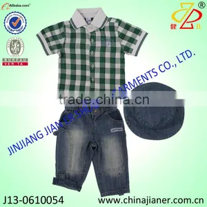 Baby Clothes Sets | Polo Shirts and Jeans for 3-24M thumbnail-1