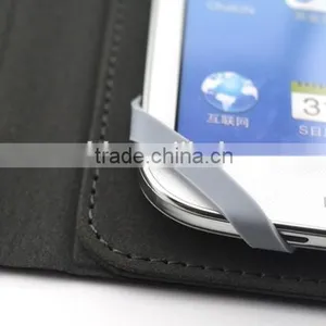 Book Design PU Leather Universal Folio Case for Tablet With Rotating Stand thumbnail-4