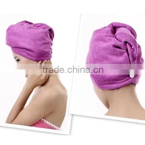 Super Water Absorption Professional Hair-drying Microfiber Towel Wholesale thumbnail-2