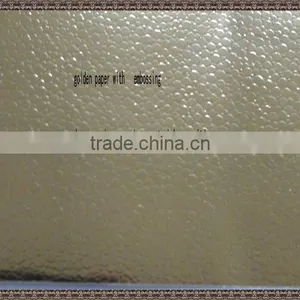Emboss Gold Paper With PET thumbnail-1
