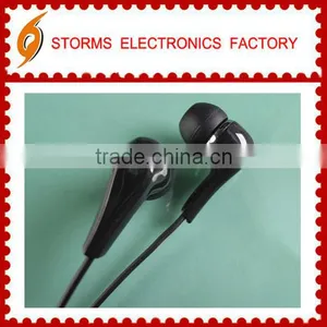 Wholesale High Quality In-ear Mobile Phone Black Earphones thumbnail-1