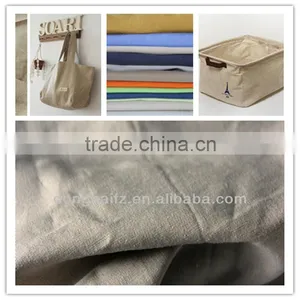 55% Linen 45% Cotton Fabric for Christmas Gift Bag thumbnail-1