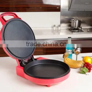 2016 Hot Selling Electric Non Stick Coating Round Pizza Oven Grill Maker With 180 Open thumbnail-1