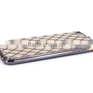 High Quality 100% Smooth Edges Electroplating TPU Transparent Clear Back Mobile Phone Case Cover for IPhone 6 / 6s thumbnail-3