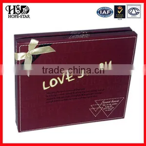 China Factory Wholesale Heart Shaped Chocolate Box Paper Chocolate Packaging Box thumbnail-2