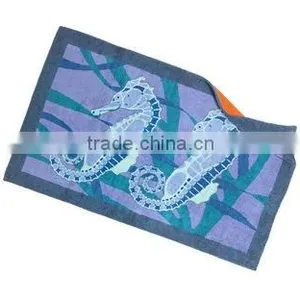 Custom 100% Cotton Reactive Printed Beach Towels thumbnail-1