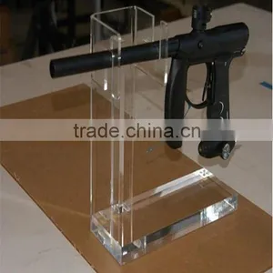 New Invention Crystal Product Acrylic Gun Display Stand thumbnail-1