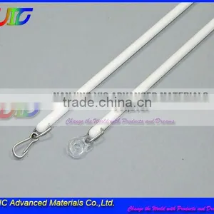 48 Inch Fiberglass Curtain Rod With Plastic Rings thumbnail-1