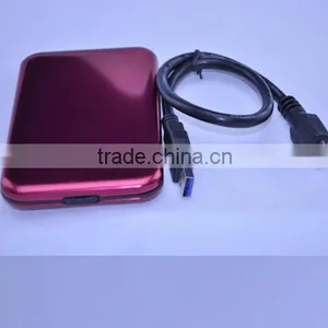 USB 3.0 Aluminum 2.5" SATA HDD Hard Drive External Enclosure Case Cover Shell thumbnail-1