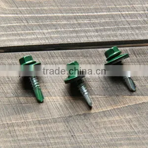Hex Washer Head Self Drilling Screws With Color Painted Roofing Screw thumbnail-4