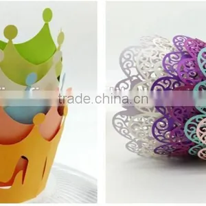 Free Sample Hot Sale Laser Cut Paper Cupcake Box thumbnail-2