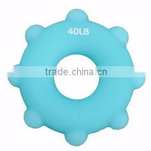 Newest Wholesale High Quality Exercise Equipment Colorful Eco-friendly Silicone Massage Gripping Ring thumbnail-1