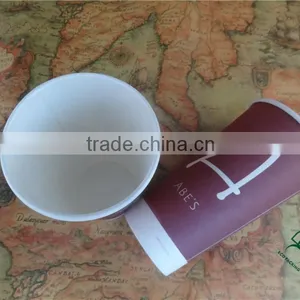 100% Food Grade Single Wall Paper Coffee Cup With Custom Design Printed thumbnail-3