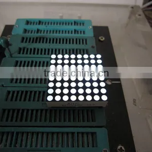 1.2" 8x8 Square Dot AMBER Color Dot Matrix LED Display thumbnail-4
