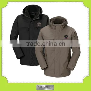 Wind-proof, Water-proof Men's Red Nylon Winter Ski Jacket thumbnail-3