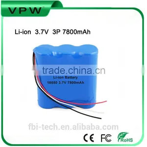 High Energy Rechargeable 18650 Camping Light 3.7V 7800mah 3P Li-ion Battery thumbnail-2