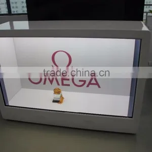 26inch 1080p Media Player t Lcd Transparent Advertising Display for Shopping Mall thumbnail-1
