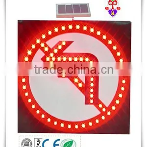 Solar Flashing no Honking Traffic Signs, Solar Powered Traffic Signals thumbnail-6