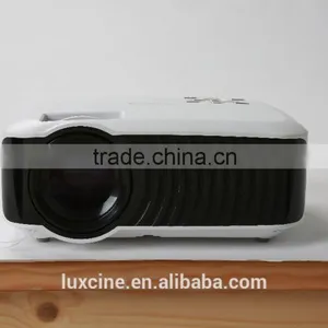 New Arrival! World 1st 720P Android 4.4.2 HD LED Small LCD Projector With Miracast WiFi Bluetooth 4.0 Bluray Beamer thumbnail-1