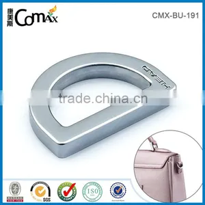 Custom Handbag Metal d Ring With Engraved Logo thumbnail-3