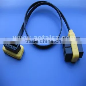 8C Obd Pass Through Male/female to Female Flat Cable for Car Diagnostic thumbnail-1