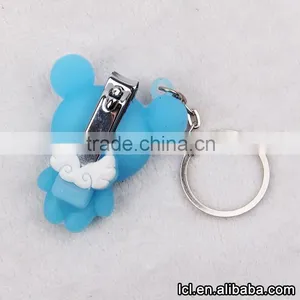 Bear Shaped Rubber Keychains Wholesale, Cheap Keychains in Bulk thumbnail-6
